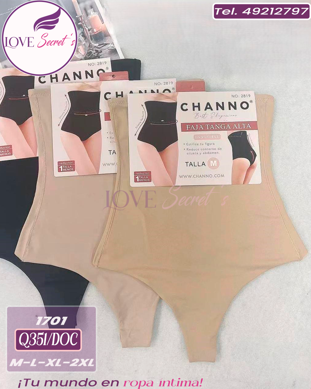Tanga faja1701-12 pzs. Bling Bling