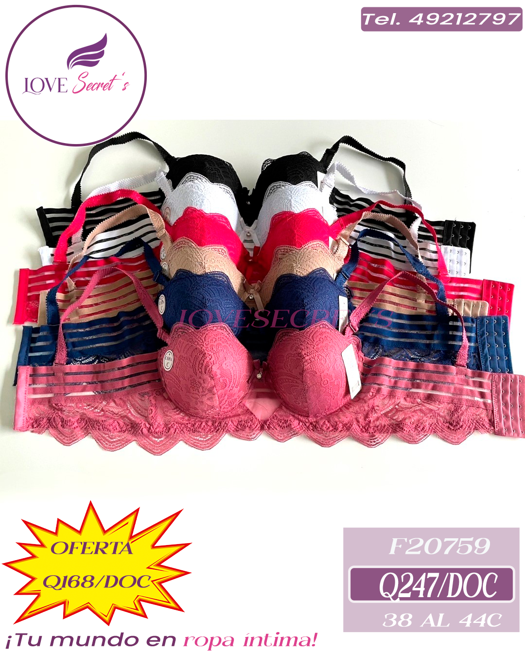 Brasier copa CF20759-12 pzs. Bling Bling