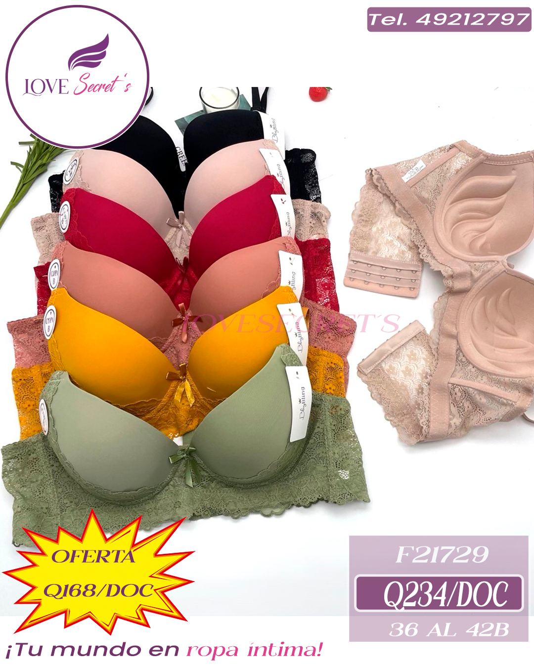 Brasier copa BF21729-12 pzs. Bling Bling