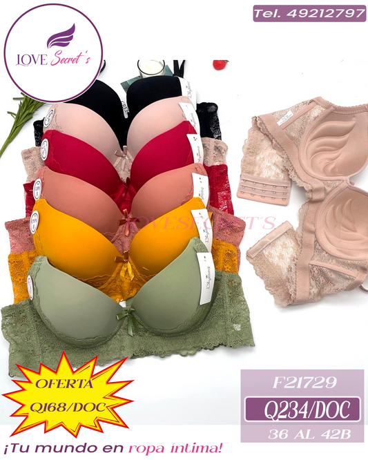 Brasier copa BF21729-12 pzs. Bling Bling