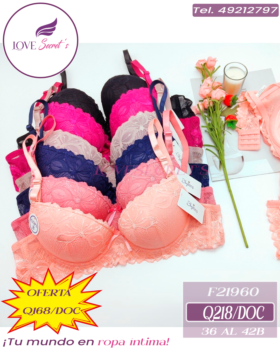 Brasier copa BF21960-12 pzs. Bling Bling