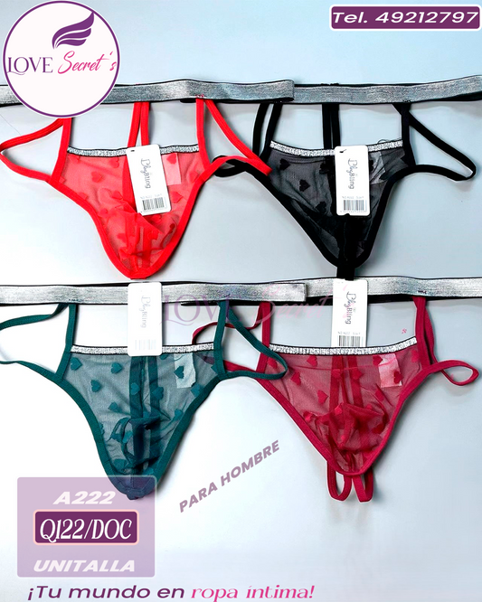 Tanga CaballeroA222-12 pzs. Bling Bling