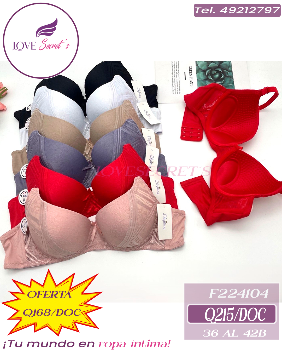 Brasier copa BF224104-12 pzs. Bling Bling