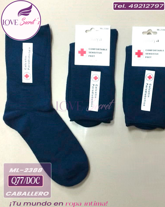 Calcetín para diabetico ML-2388-12 pzs. Mulaya