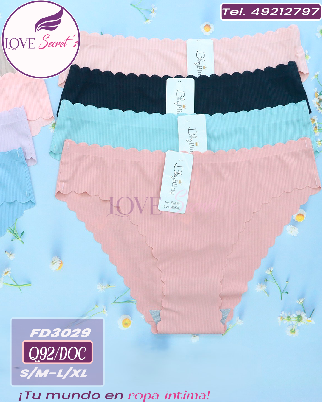 BikiniFD3029-12 pzs. Bling Bling