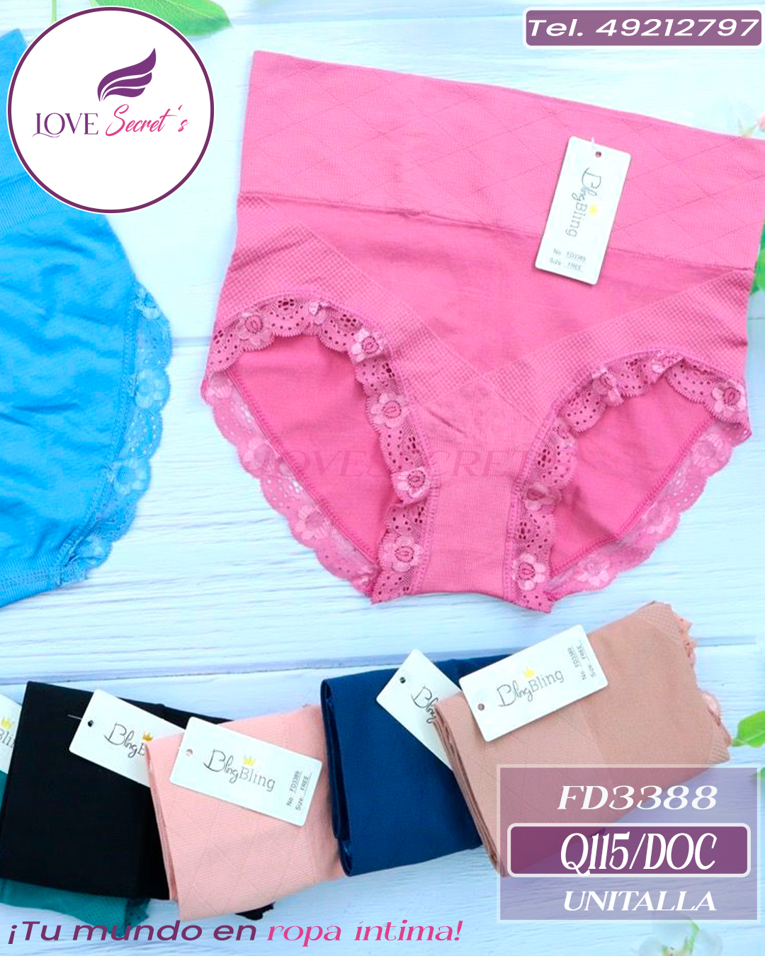 Bloomer FD3388-12 pzs. Bling Bling