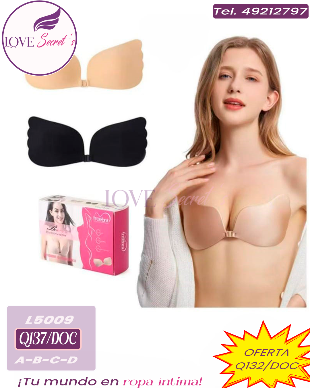 Brasier adhesivo-L5009 12pzs.