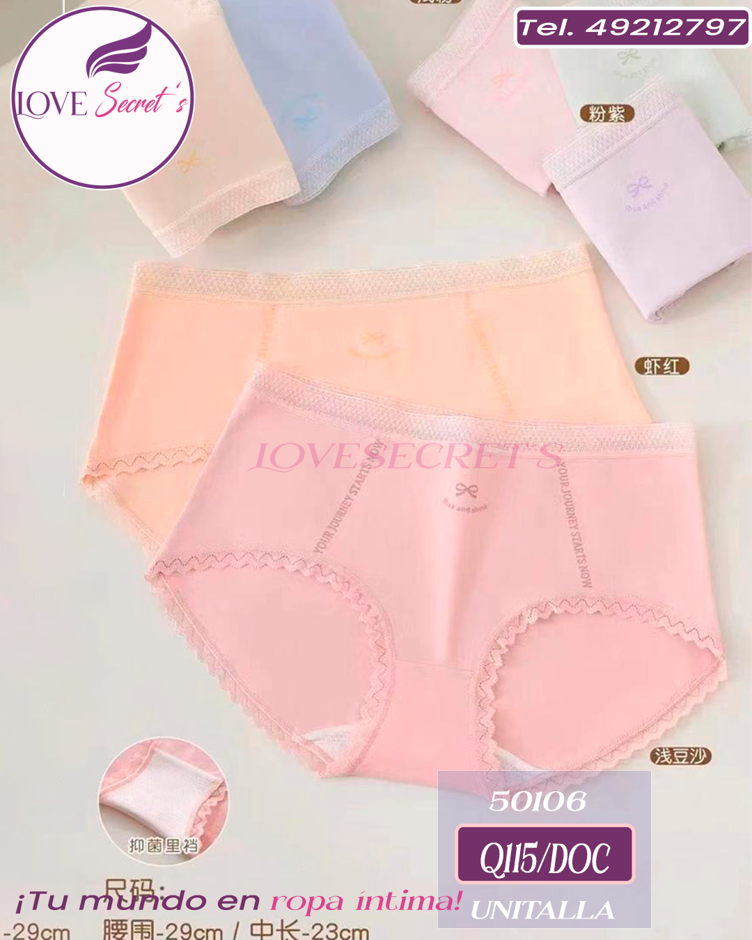 Bloomer dama 50106-12 pzs.