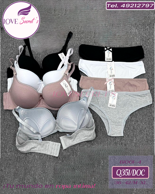 Conjunto copa B 61001-4-12 pzs
