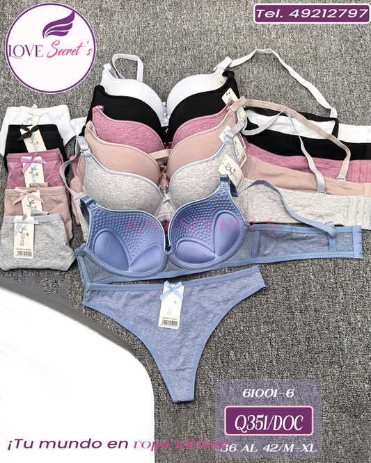 Conjunto copa B 61001-6-12 pzs