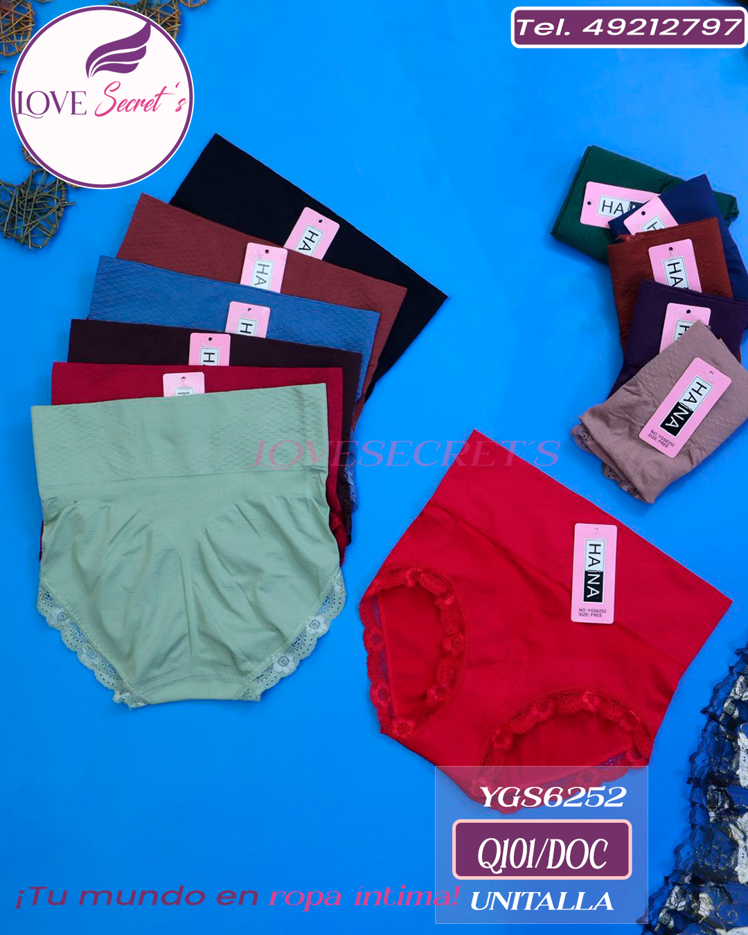 Bloomer dama YGS6252-12 pzs
