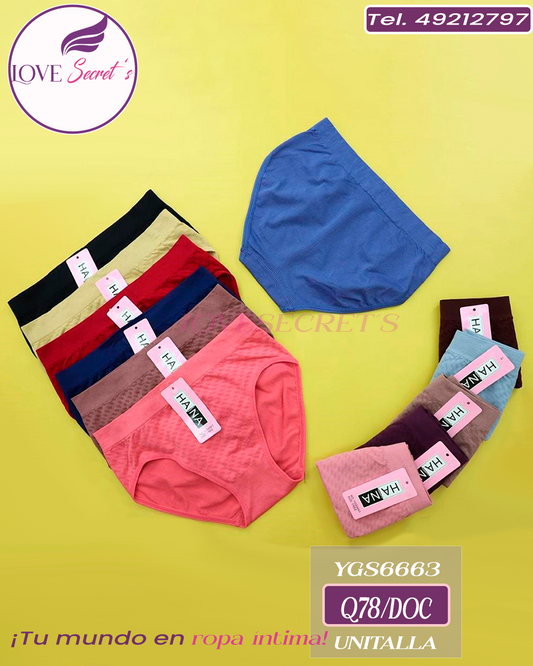 Bloomer dama YGS6663-12 pzs