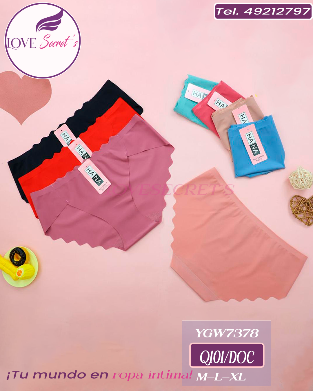 Bloomer dama YGW7378-12 pzs