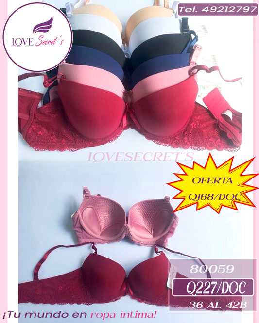 Brasier copa B80059-12 pzs. Bling Bling