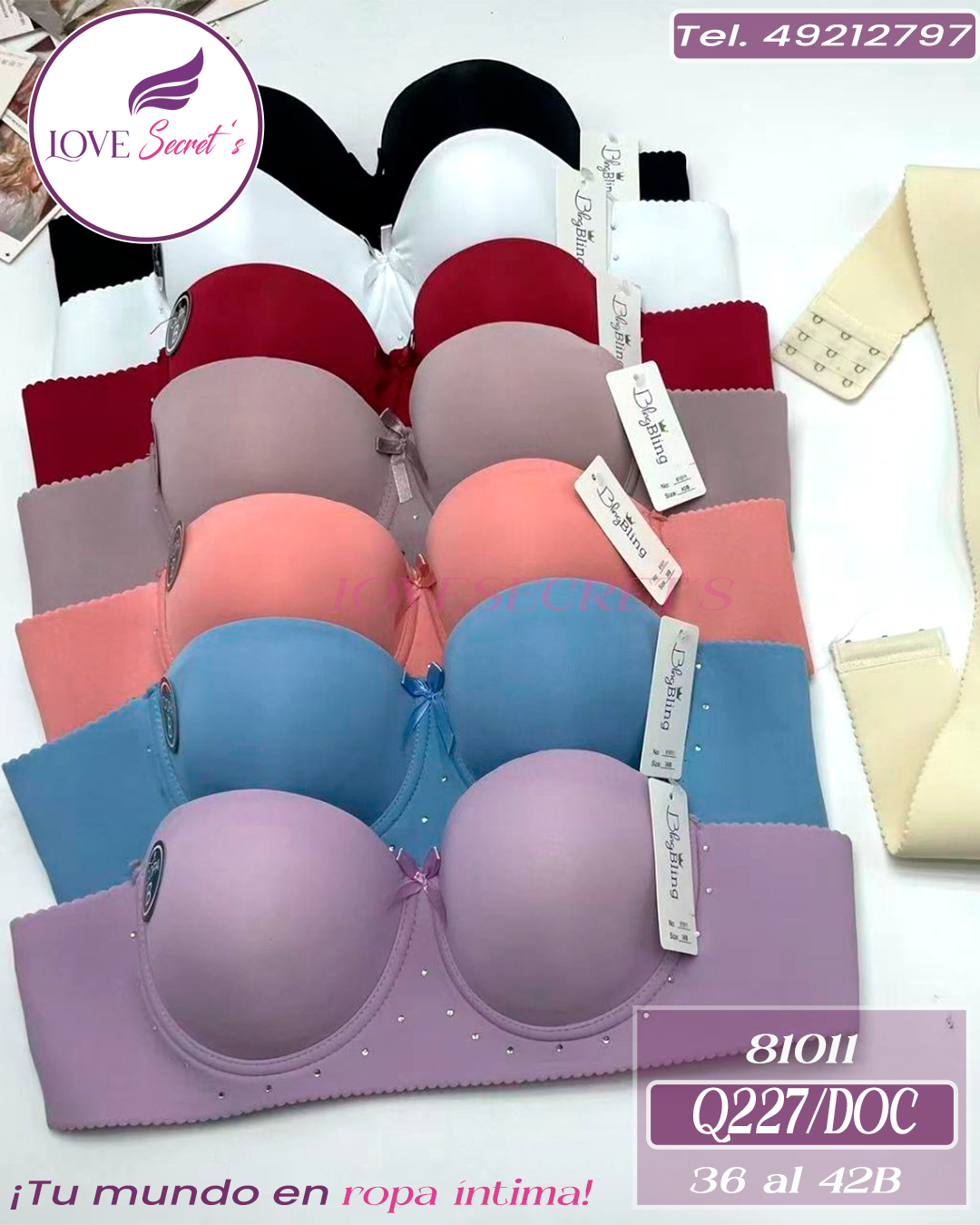 Brasier copa B81011-12 pzs. Bling Bling