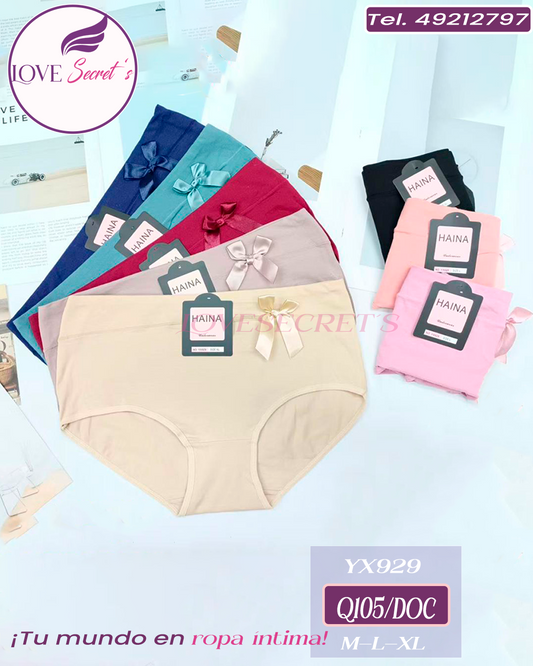 Bloomer dama YX929-12 pzs