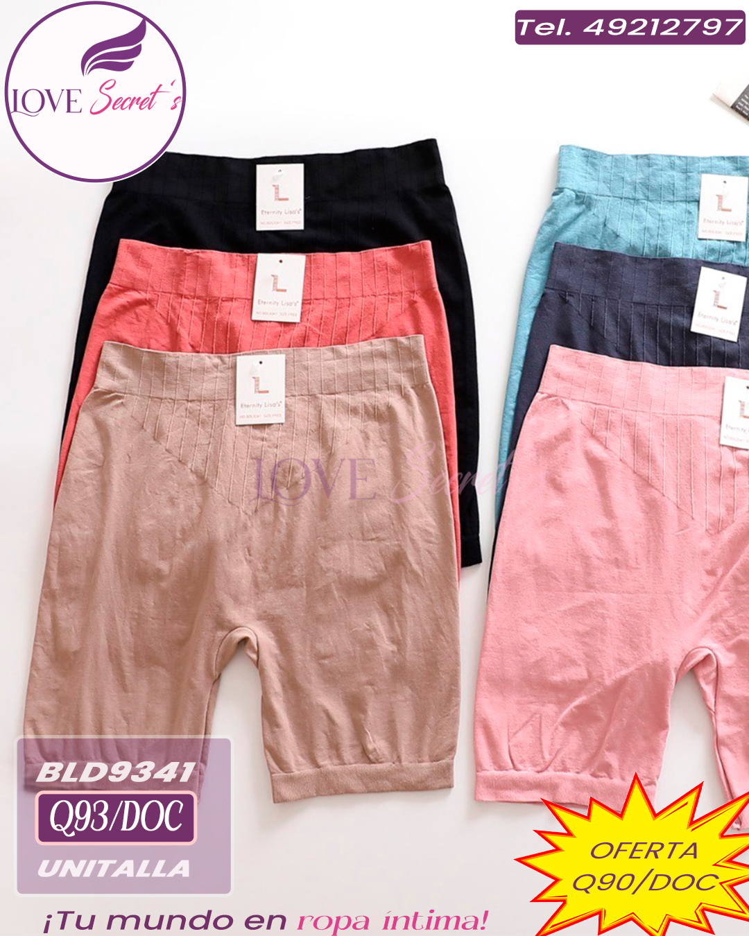 Pantaleta dama-BLD9341 12pzs.