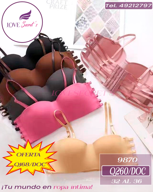 Brasier copa B9870-12 pzs. Bling Bling