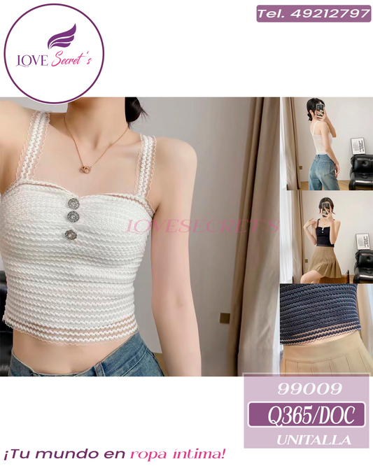 Crop top99009-12 pzs. Bling Bling