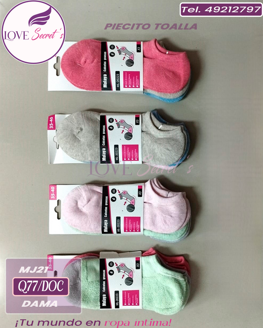 Piecito toalla MJ21-12 pzs. Mulaya