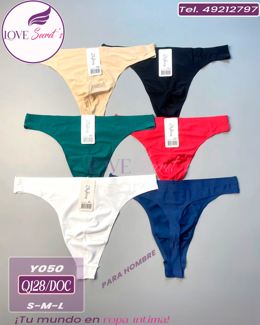 Tanga para hombreY050-12 pzs. Bling Bling