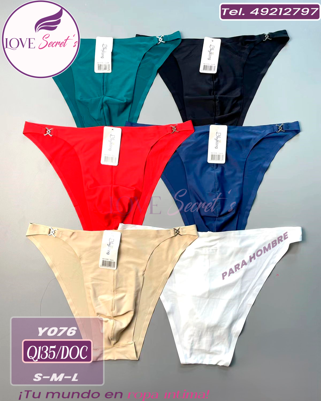 Bikini para hombreY076-12 pzs. Bling Bling