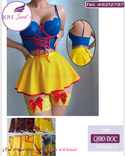 Traje de blancanieves  Z68-12 pzs