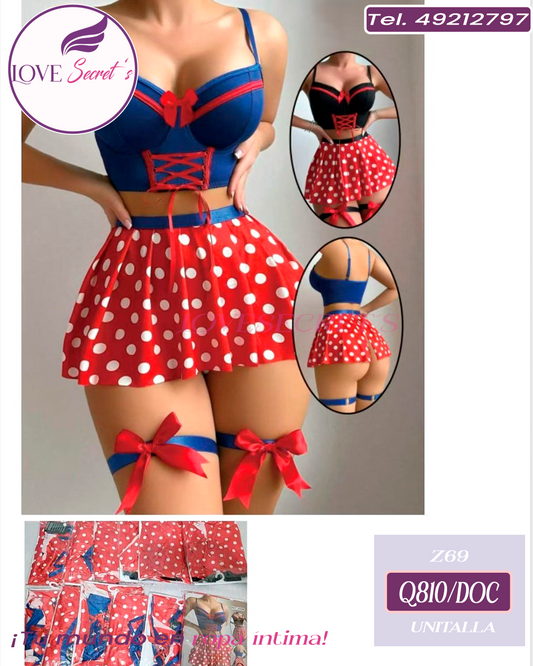 Traje de minnie Z69-12 pzs